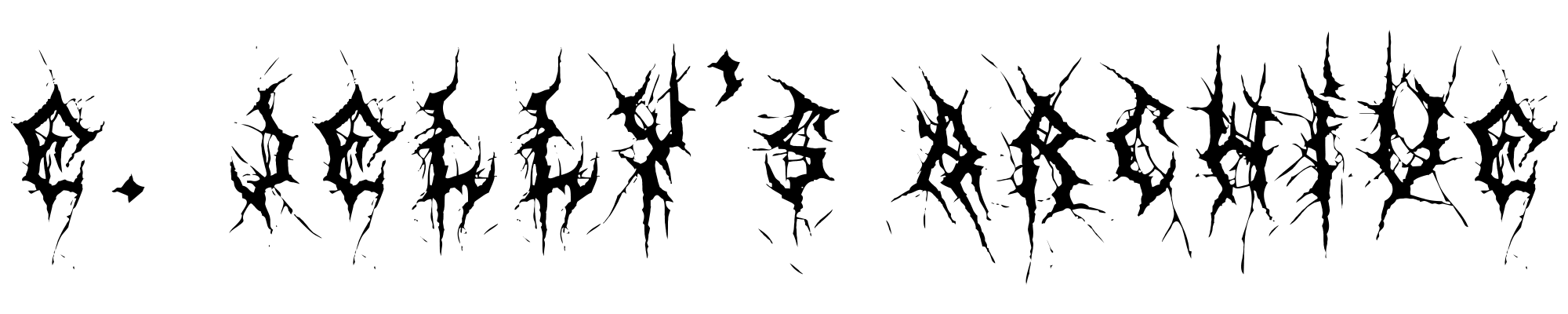 E. Jelly's Archive Header